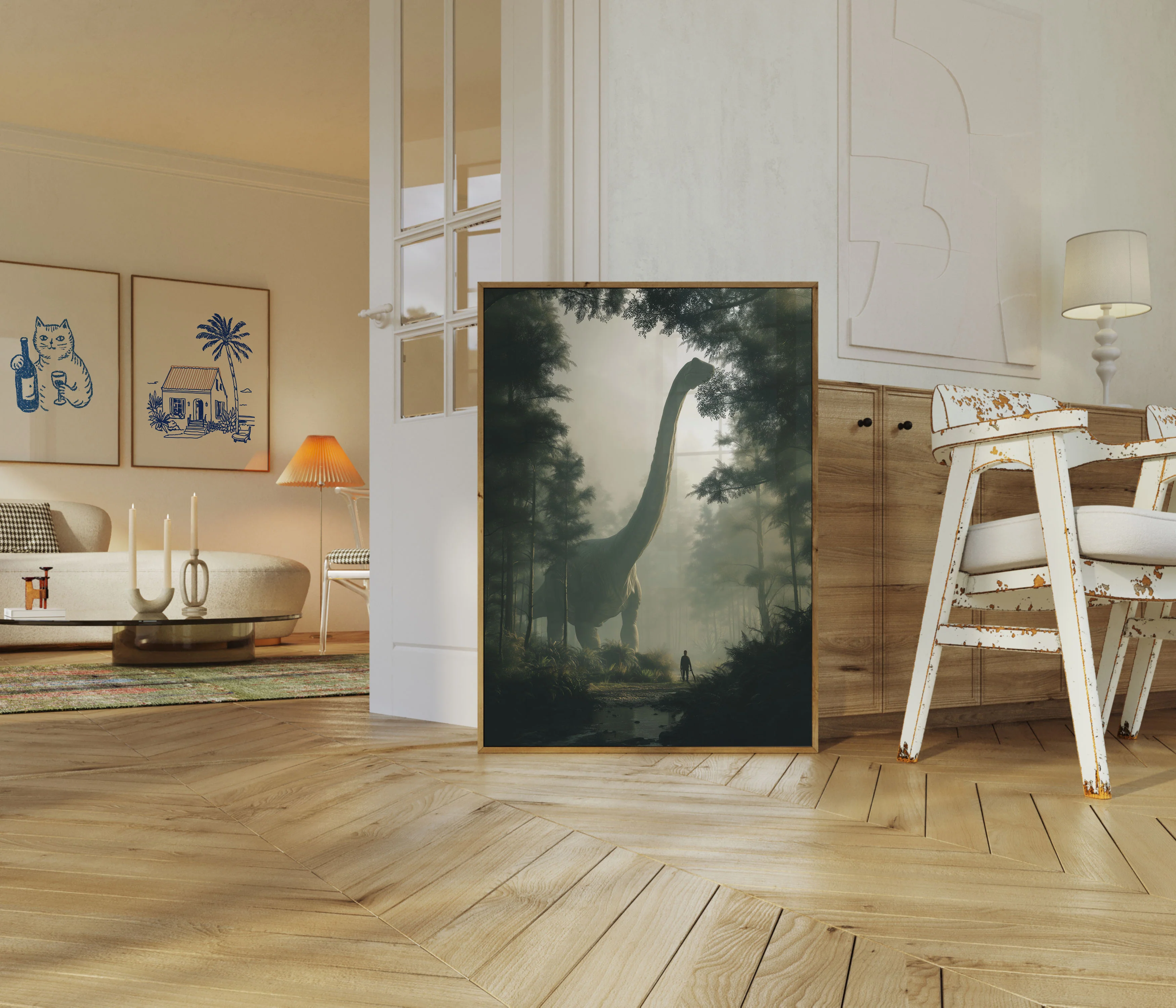 Ancient Forest Brontosaurus Poster - Image 5