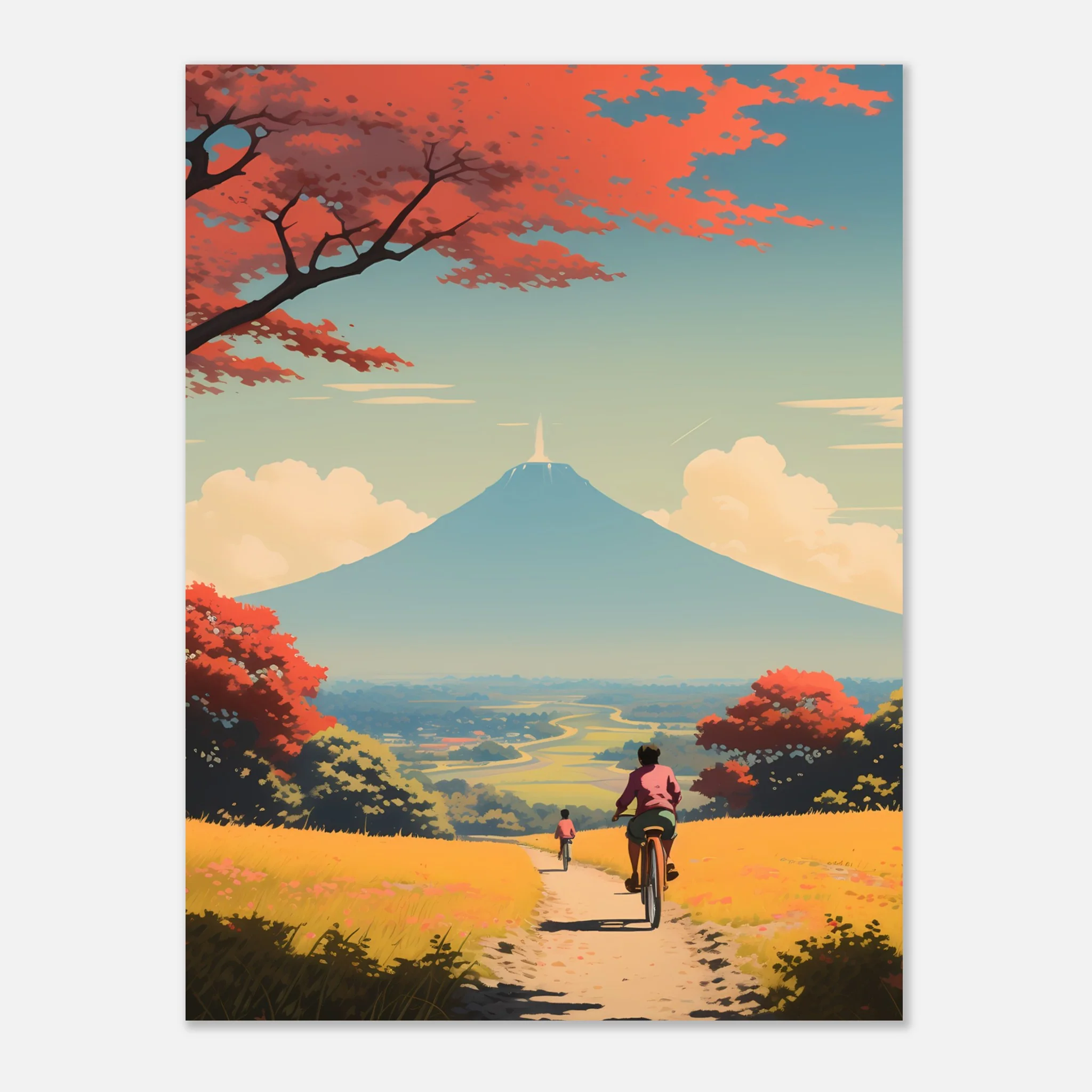 Autumn Ride to Mount Fuji – Poster - Image 20
