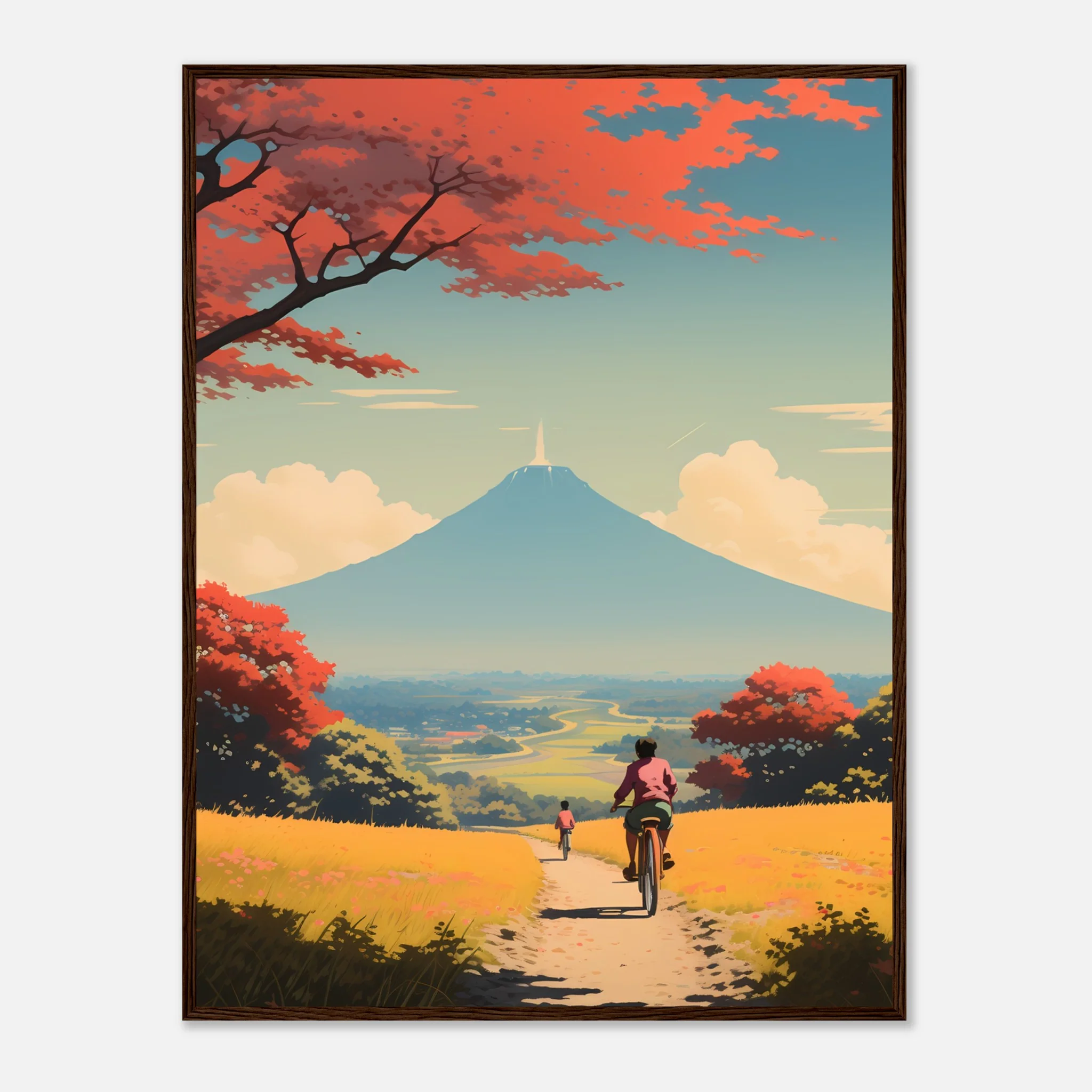 Autumn Ride to Mount Fuji – Poster - Image 21