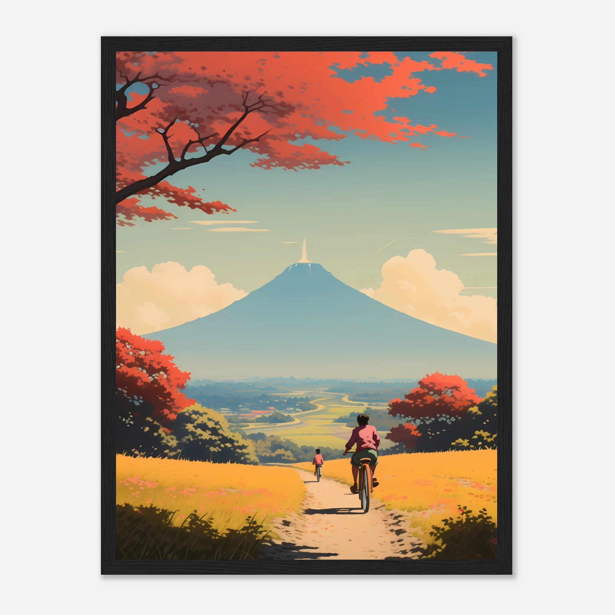 Autumn Ride to Mount Fuji – Poster - Image 22