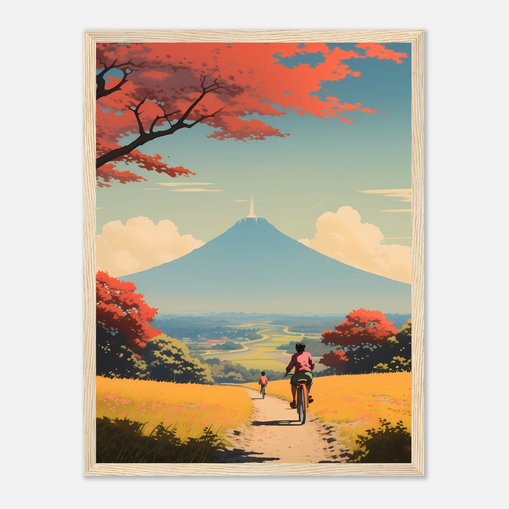 Autumn Ride to Mount Fuji – Poster - Image 23