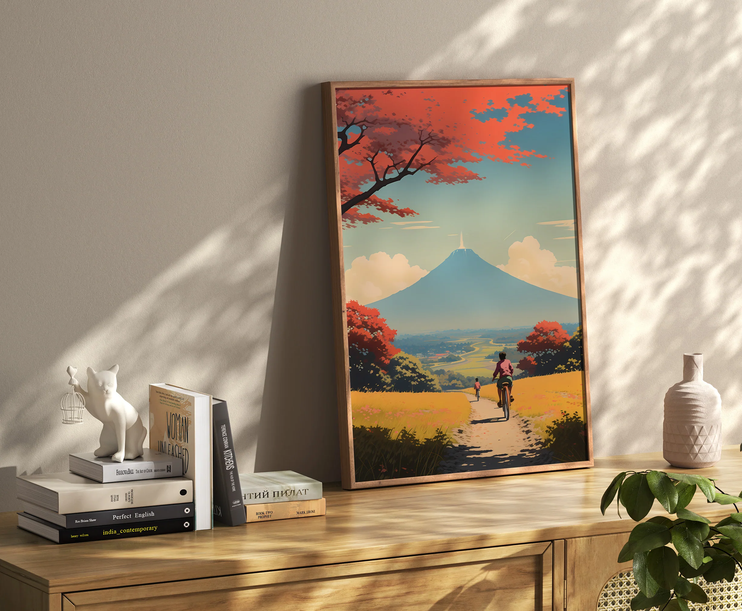 Autumn Ride to Mount Fuji – Poster - Image 4