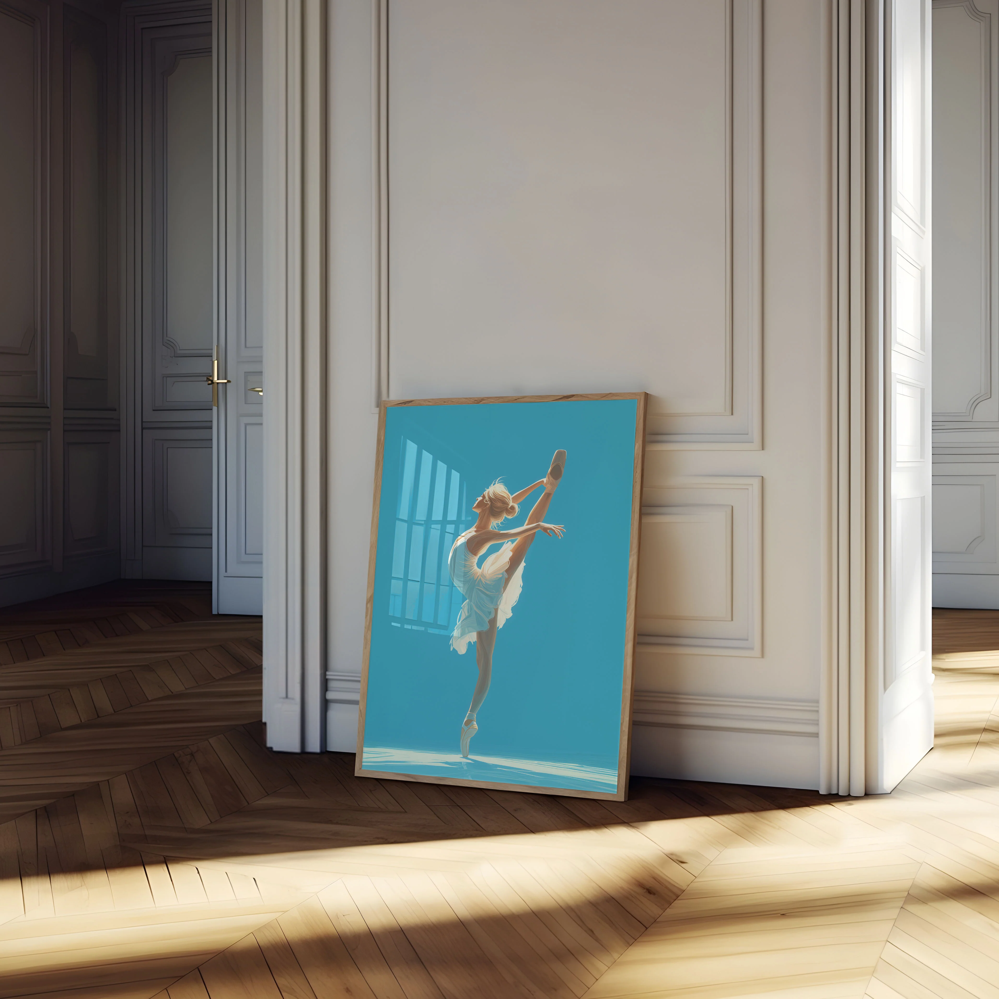 Blue Grace Ballet Dance Poster - Image 4