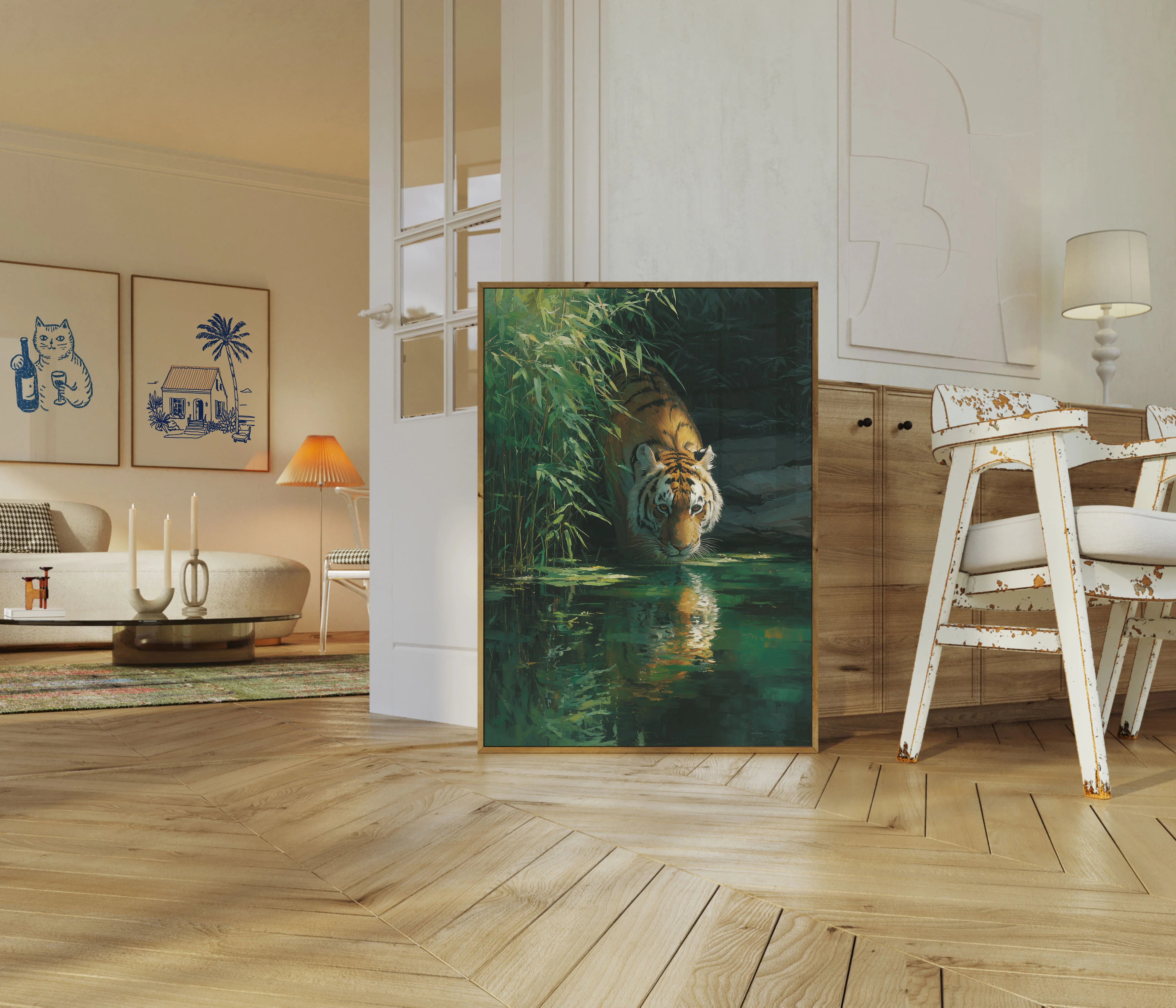 Emerald Waters Tiger Poster - Image 5