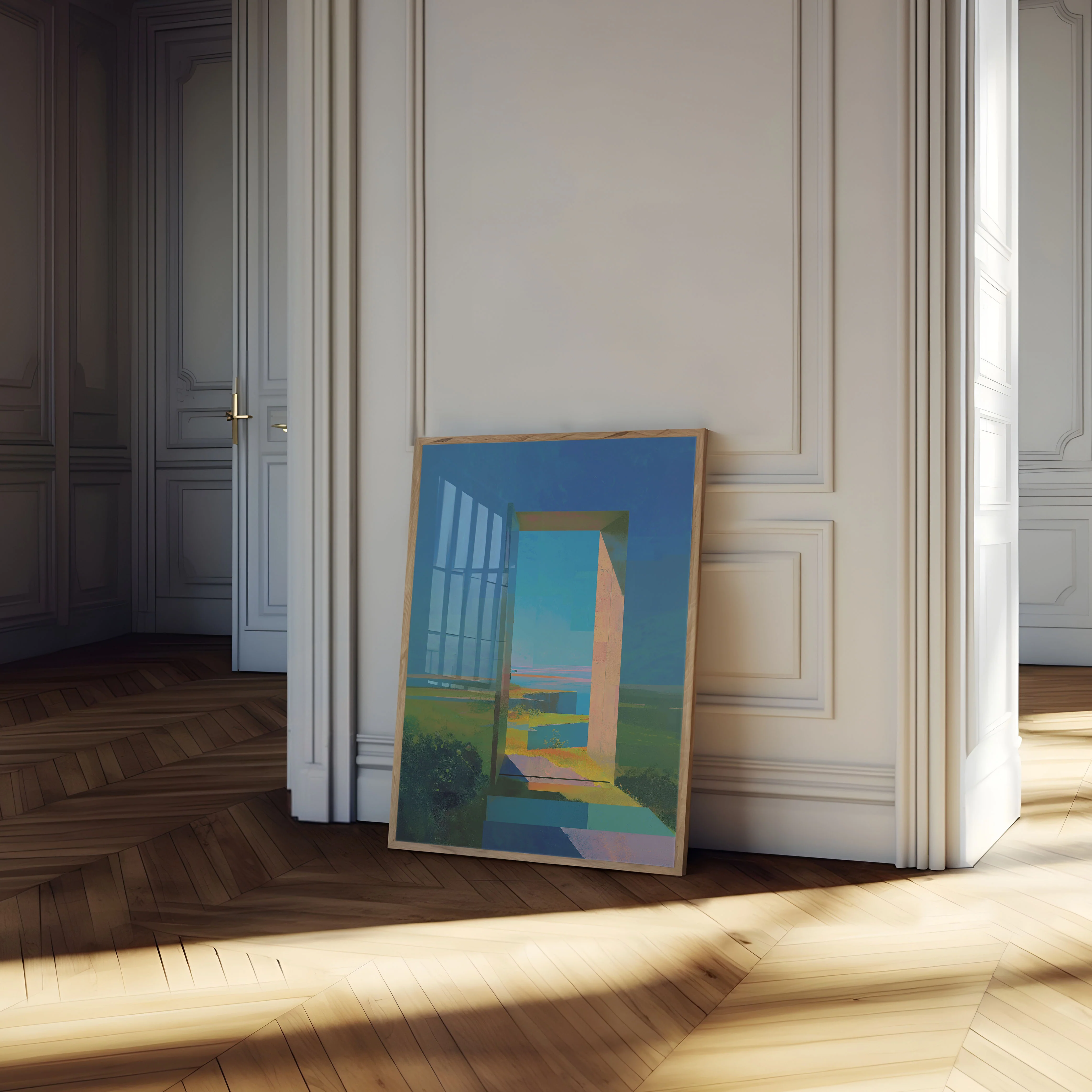 Geometric Landscape Portal Poster - Image 4