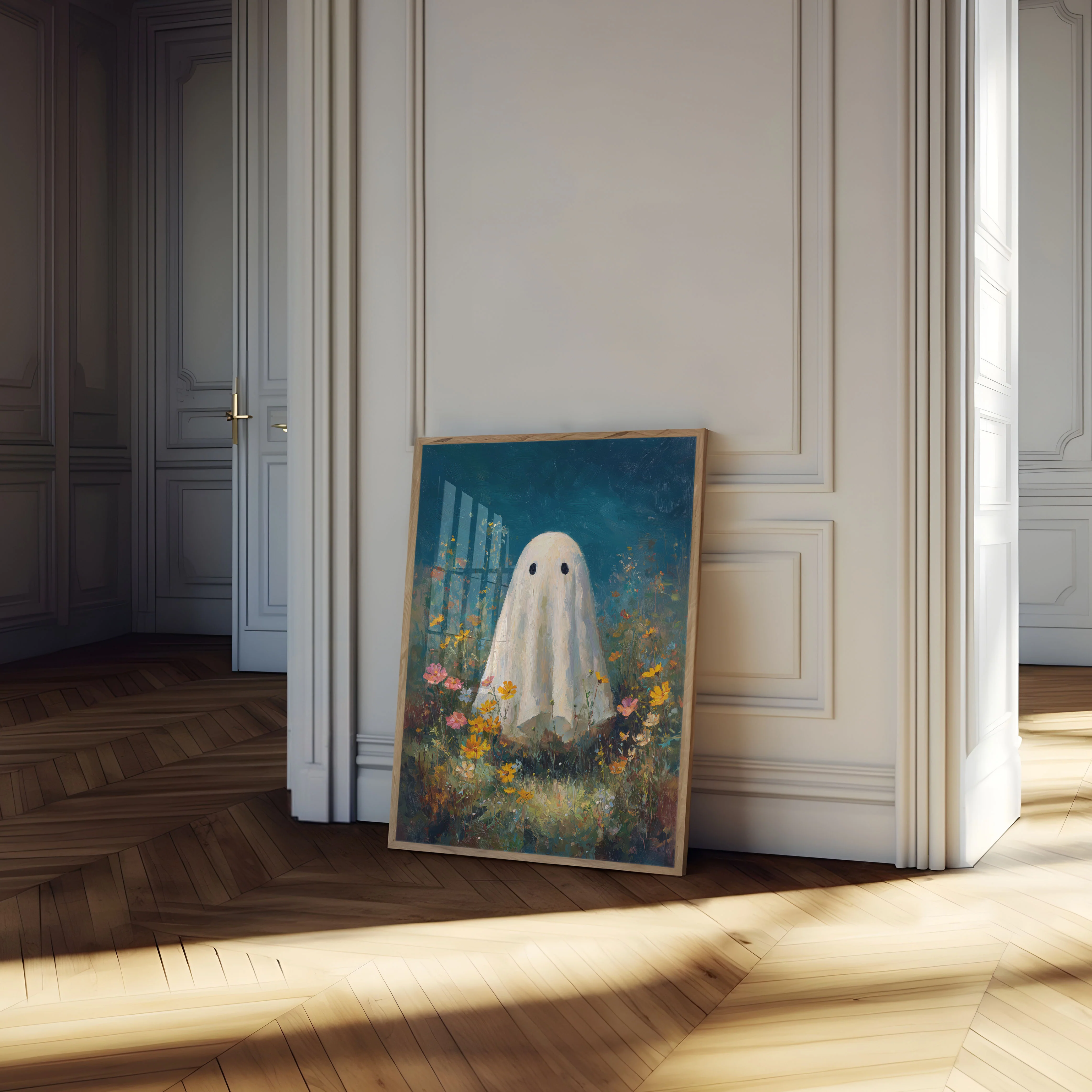 Ghostly Garden Halloween Poster - Image 4