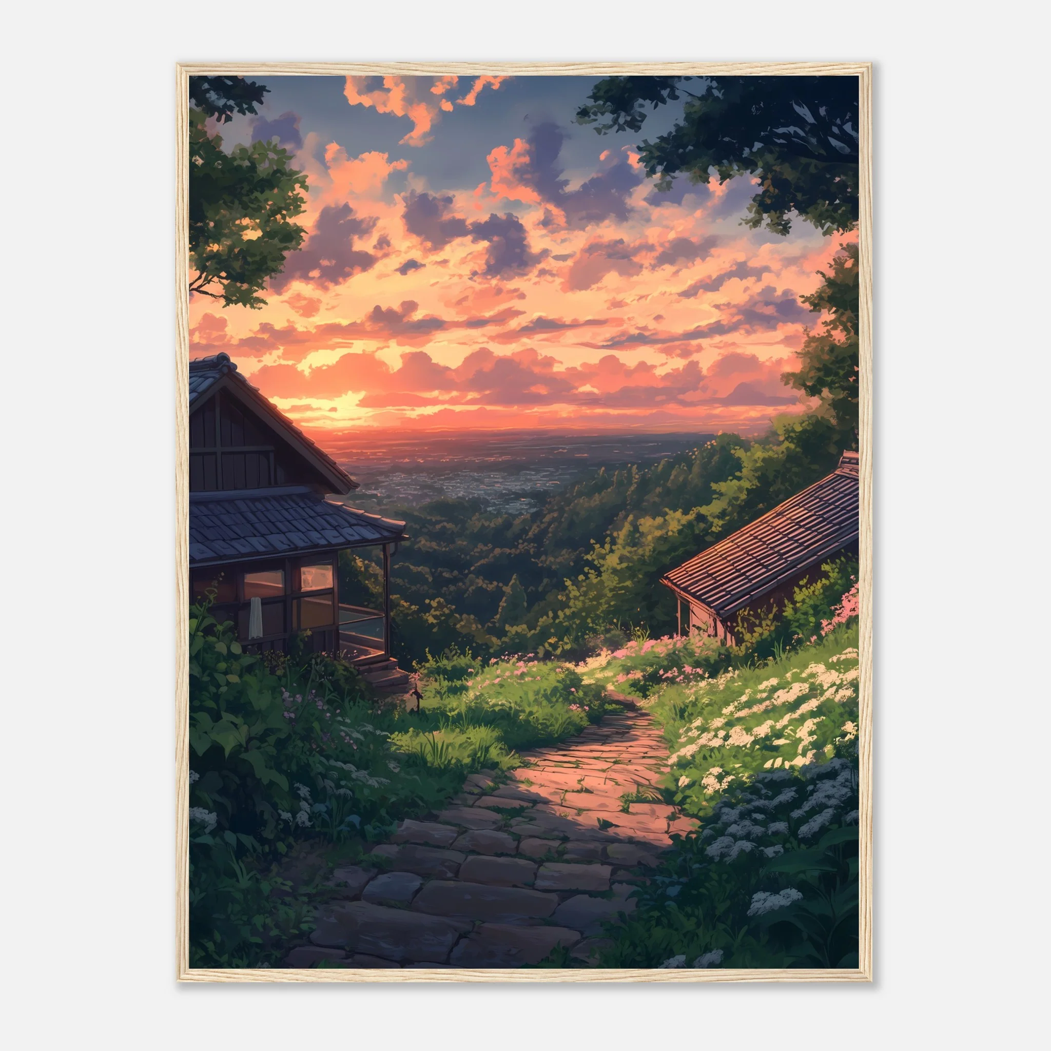 Golden Sunset in Japan – Poster - Image 11