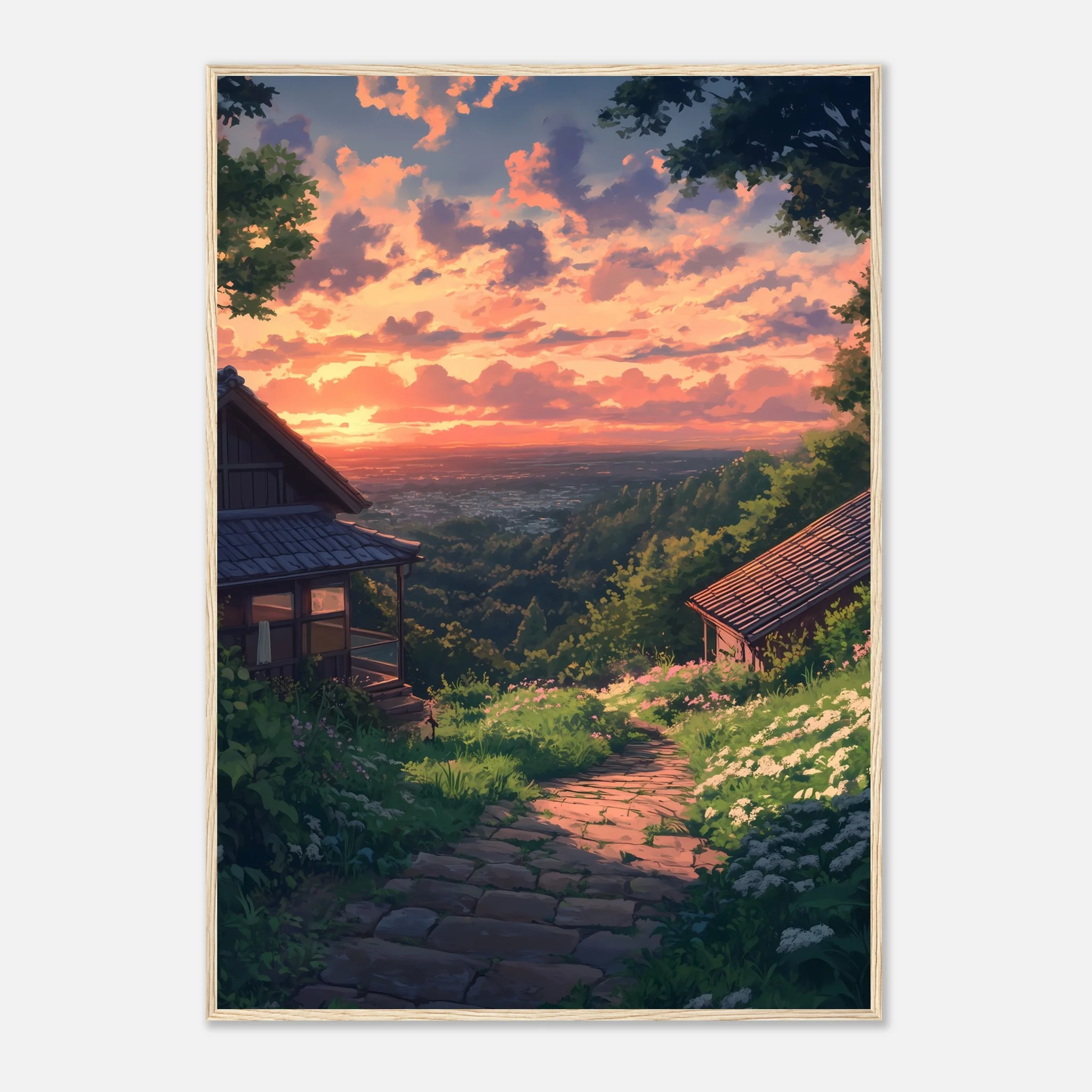 Golden Sunset in Japan – Poster - Image 14