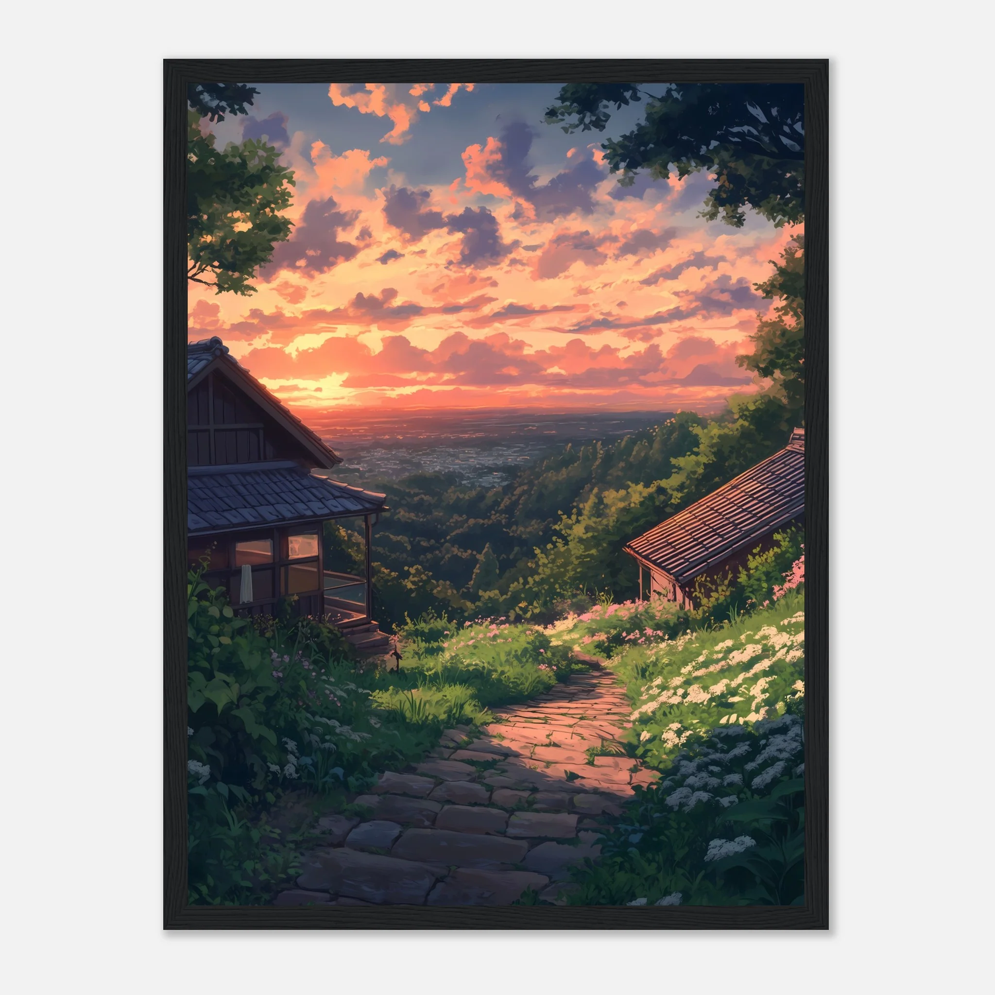 Golden Sunset in Japan – Poster - Image 24
