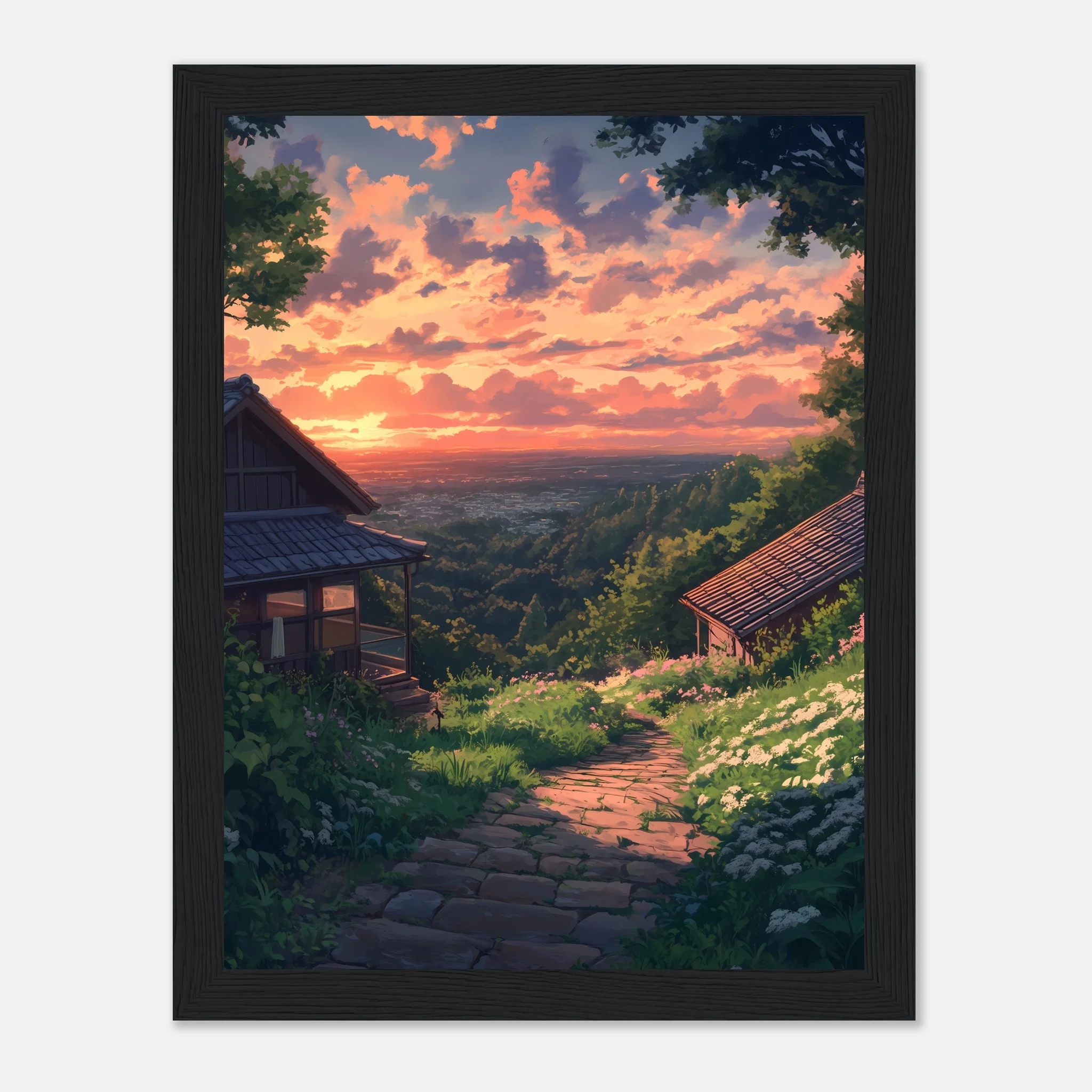 Golden Sunset in Japan – Poster - Image 8