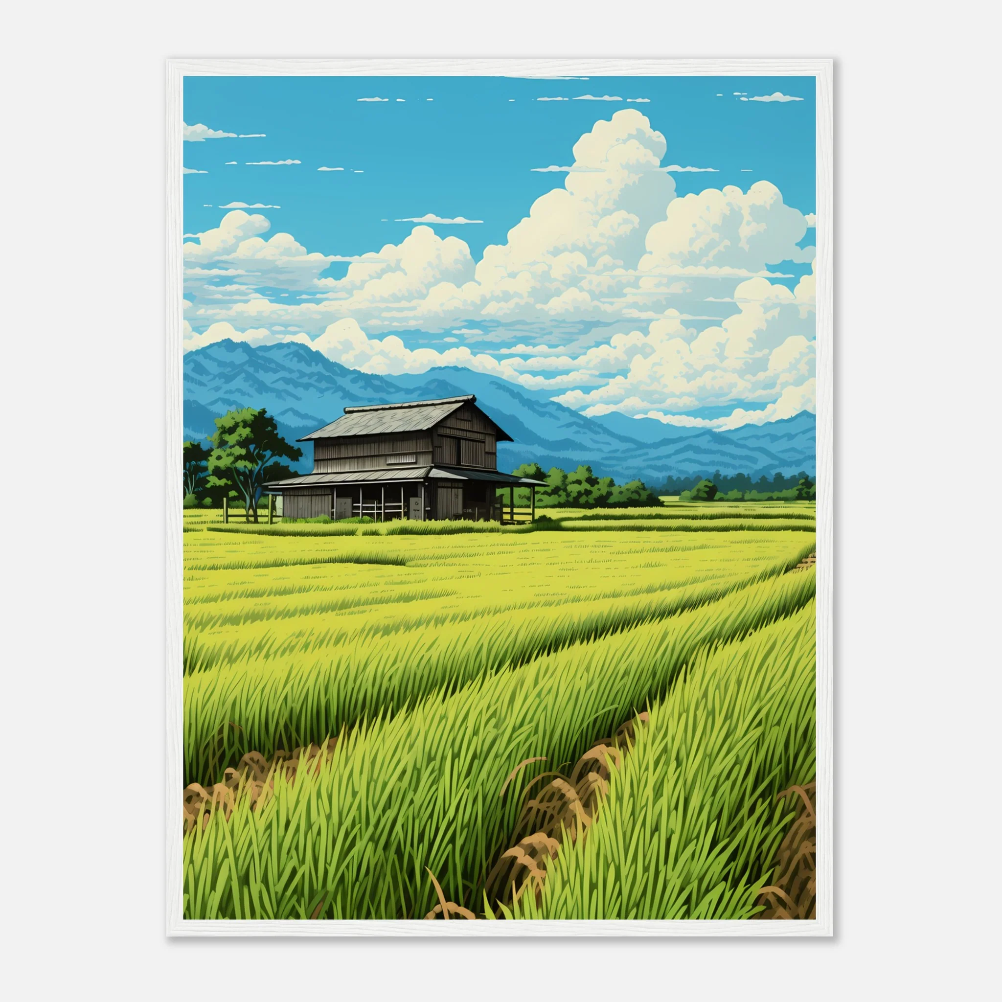 House In Ricefield - Poster - Image 18