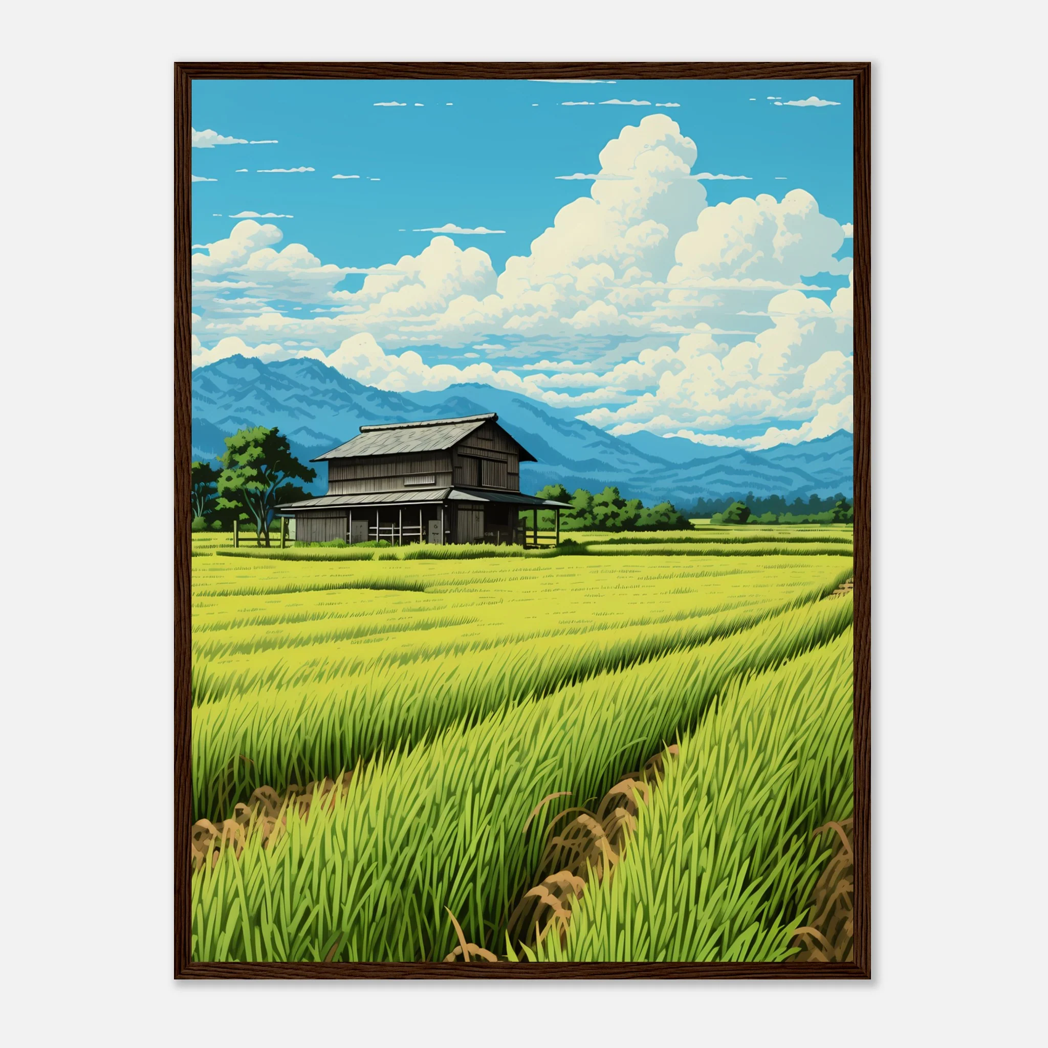 House In Ricefield - Poster - Image 26