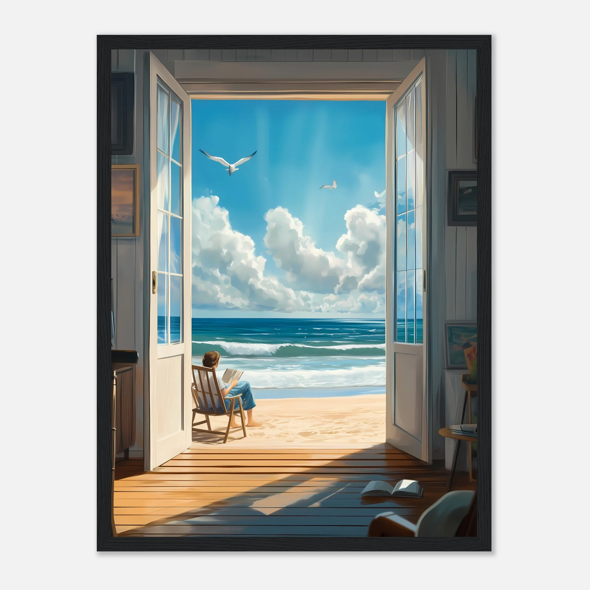 Reading by Shore – Poster - Image 20