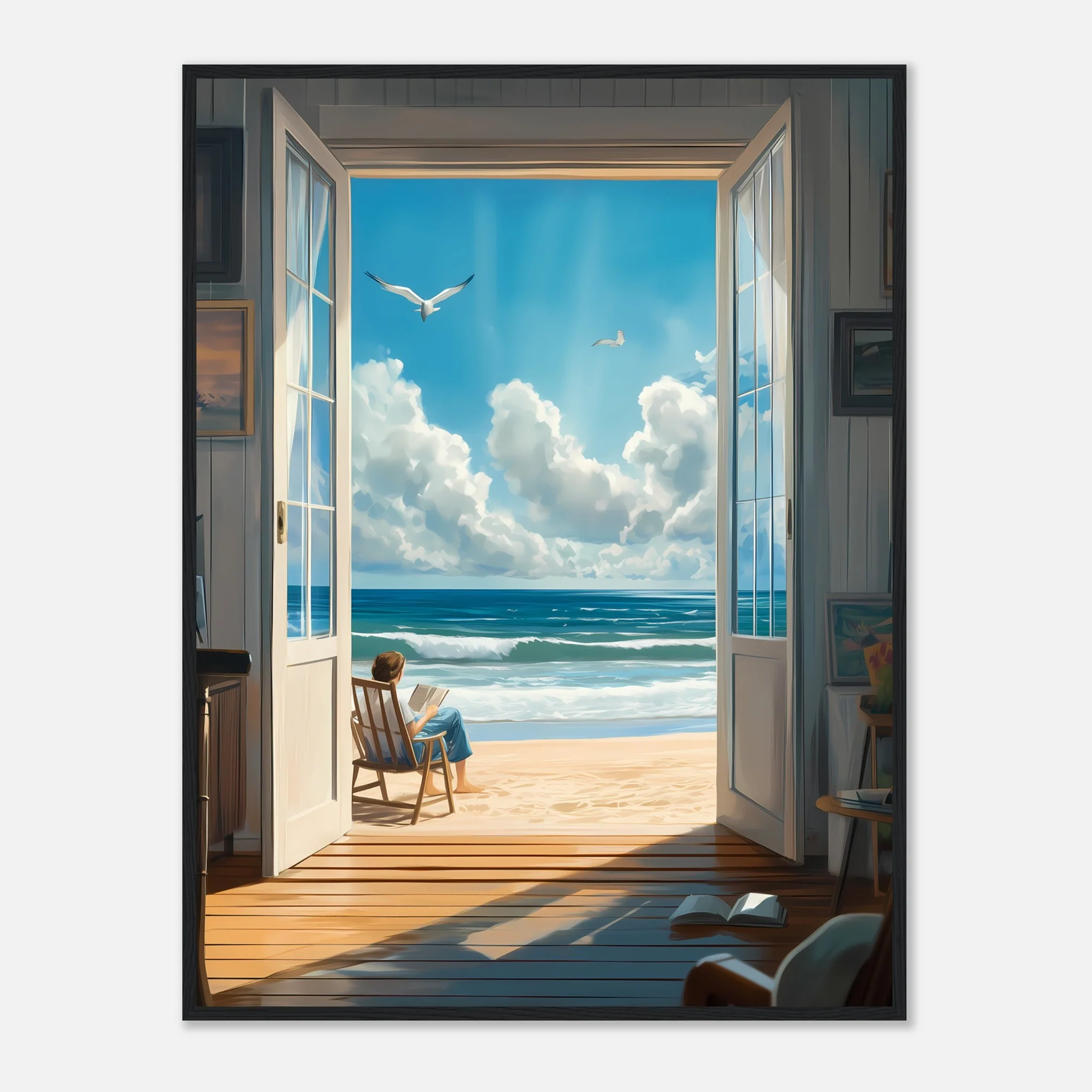 Reading by Shore – Poster - Image 24