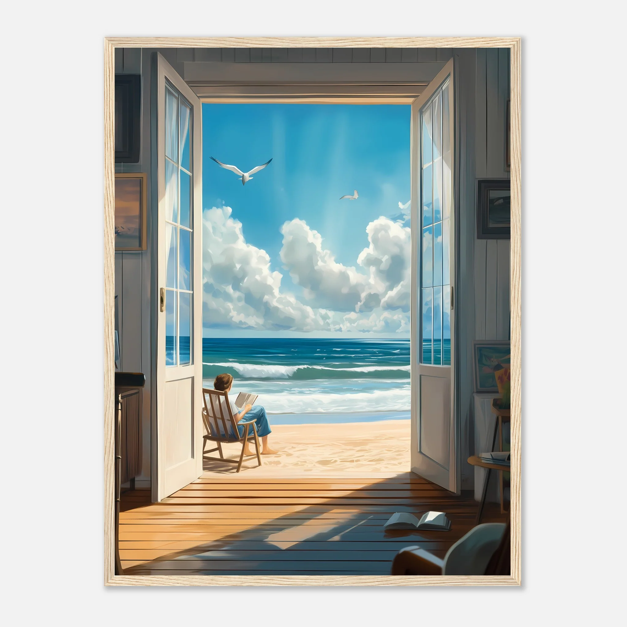Reading by Shore – Poster - Image 30