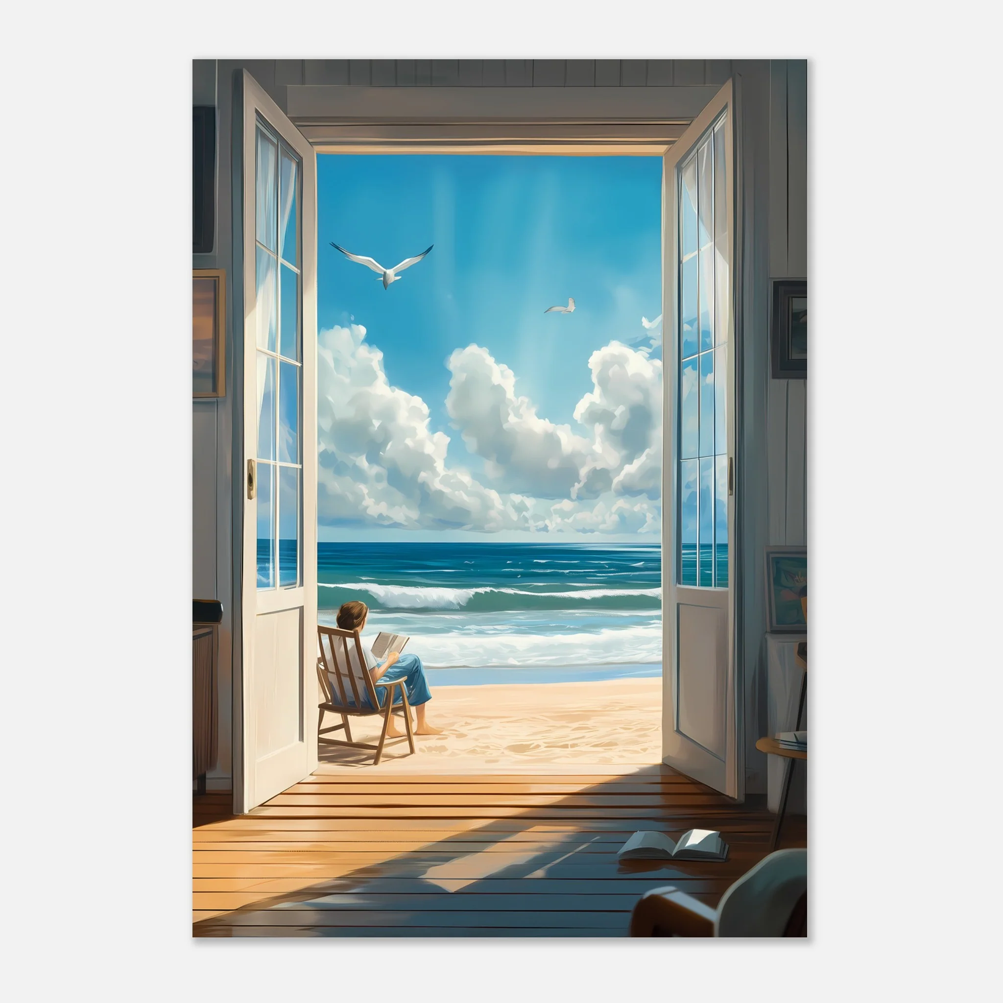 Reading by Shore – Poster - Image 9