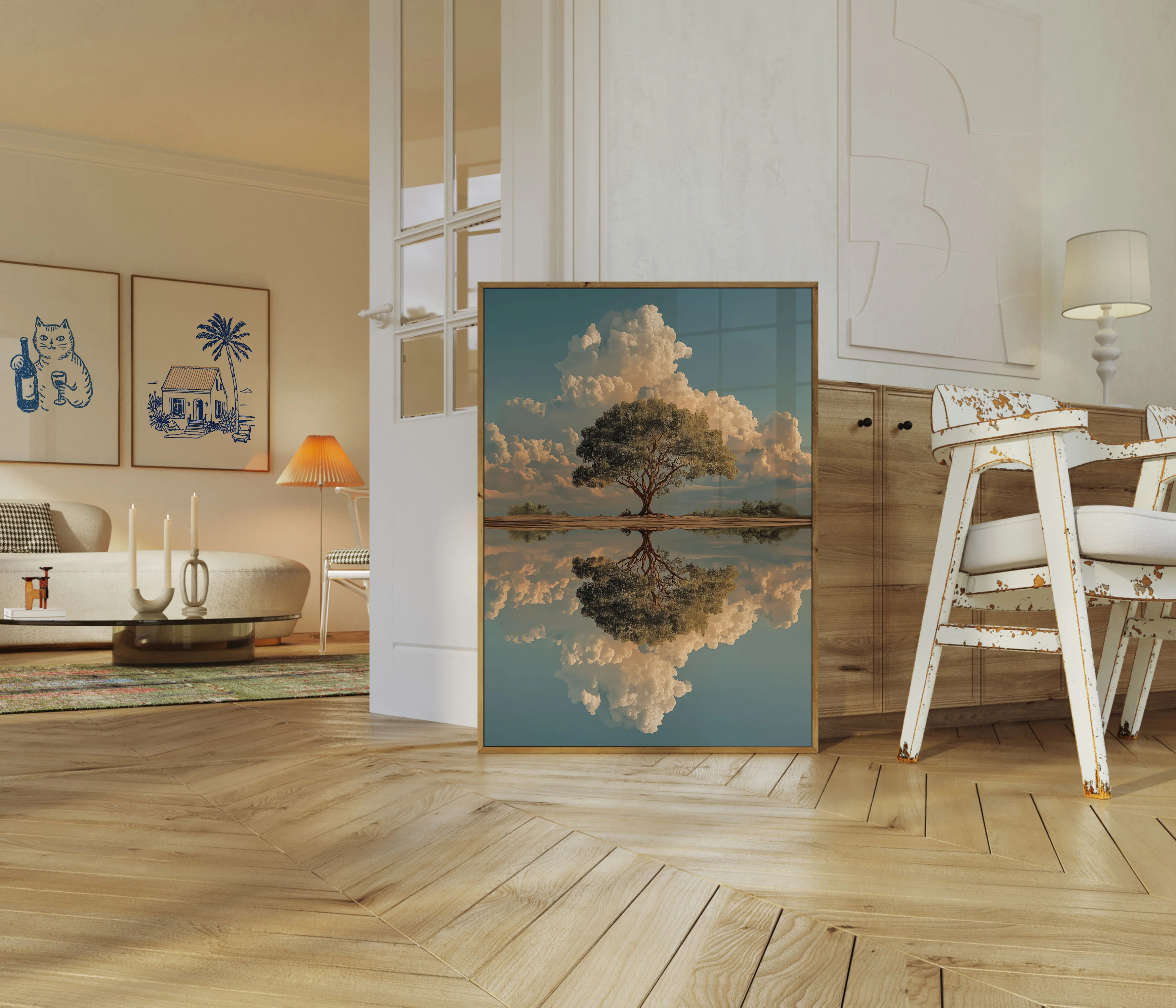 Reflective Harmony Nature Poster - Image 5