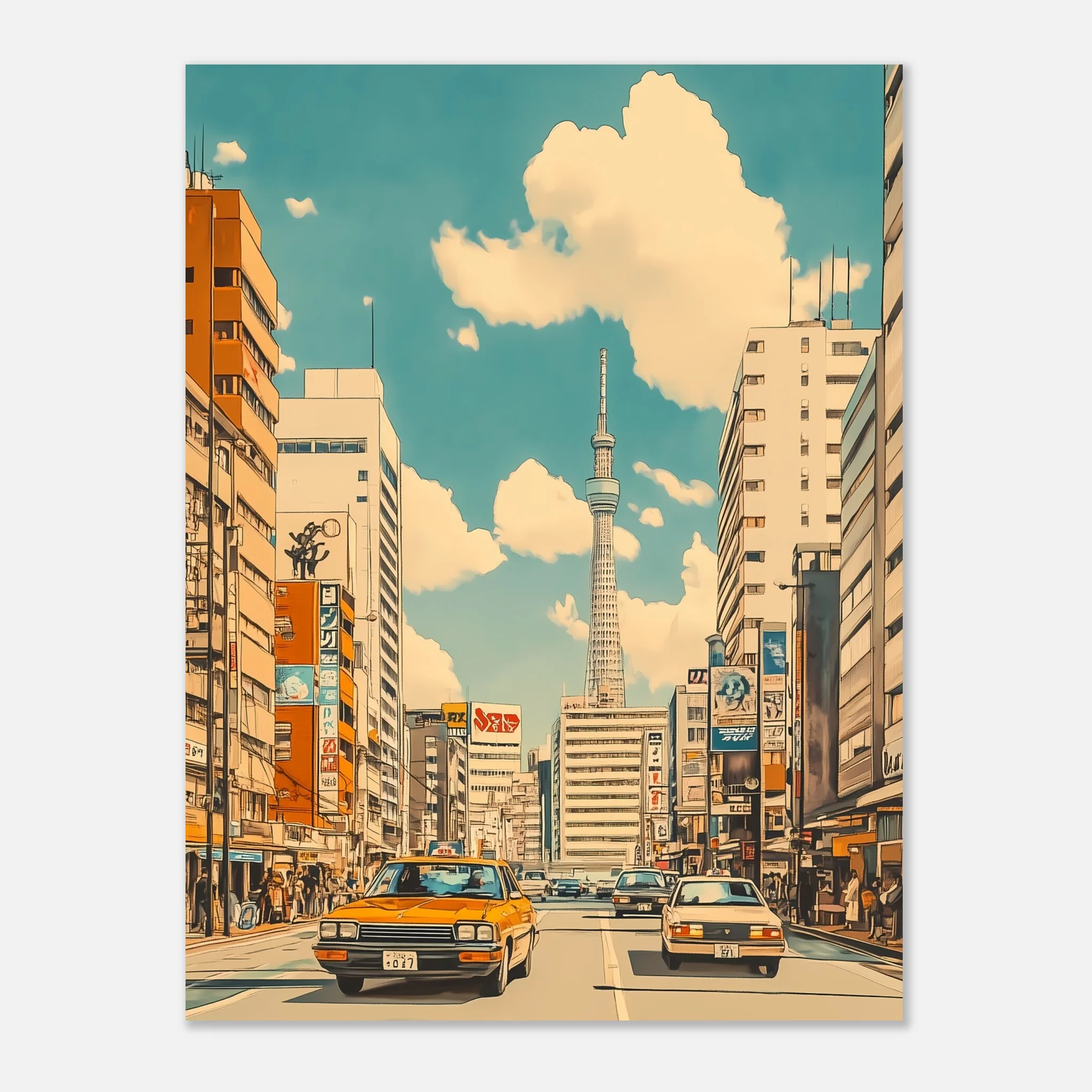 Retro Tokyo Traffic – Poster - Image 12