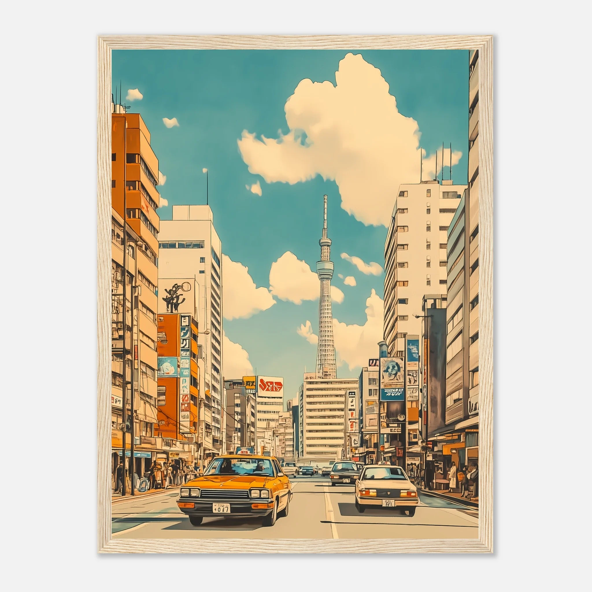 Retro Tokyo Traffic – Poster - Image 18