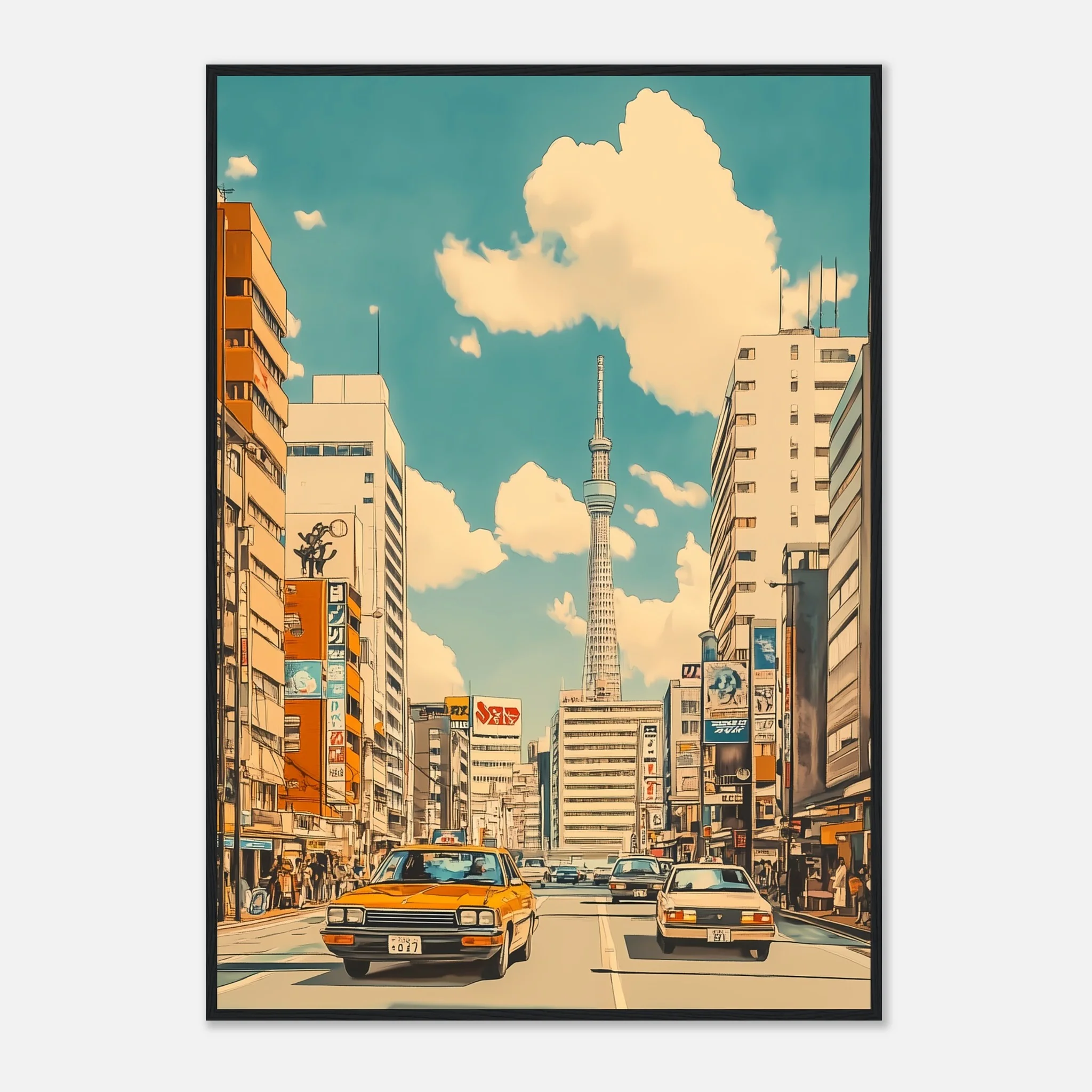 Retro Tokyo Traffic – Poster - Image 19