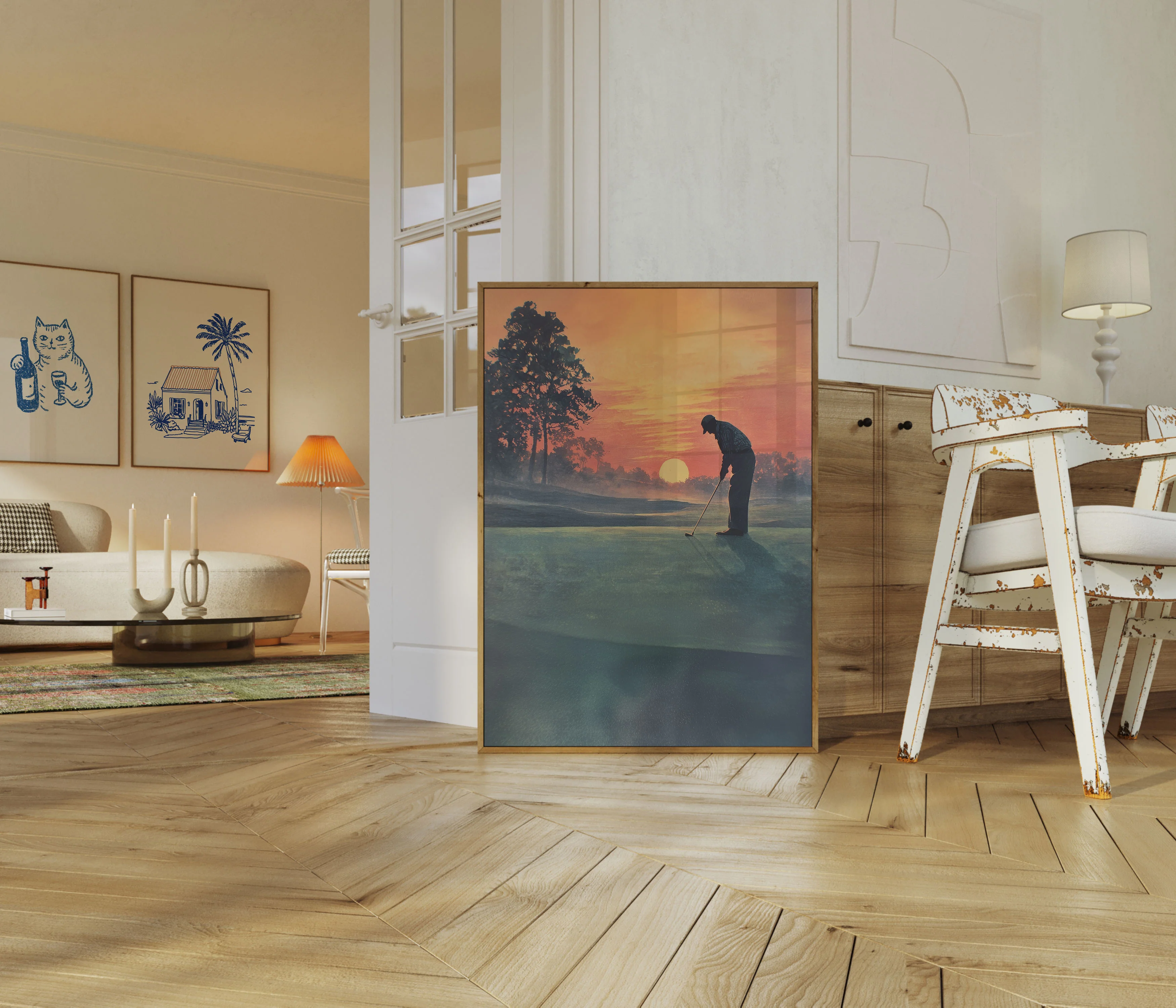 Sunrise Golf Serenity Poster - Image 5