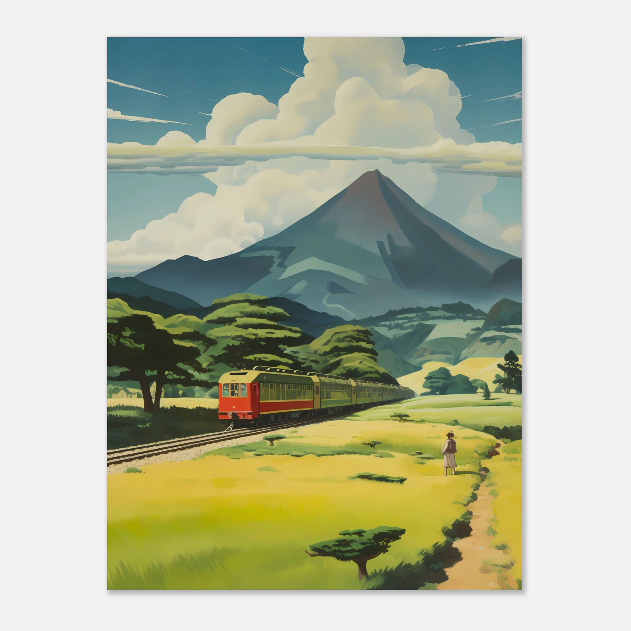 Train Through Japan - Poster - Image 9