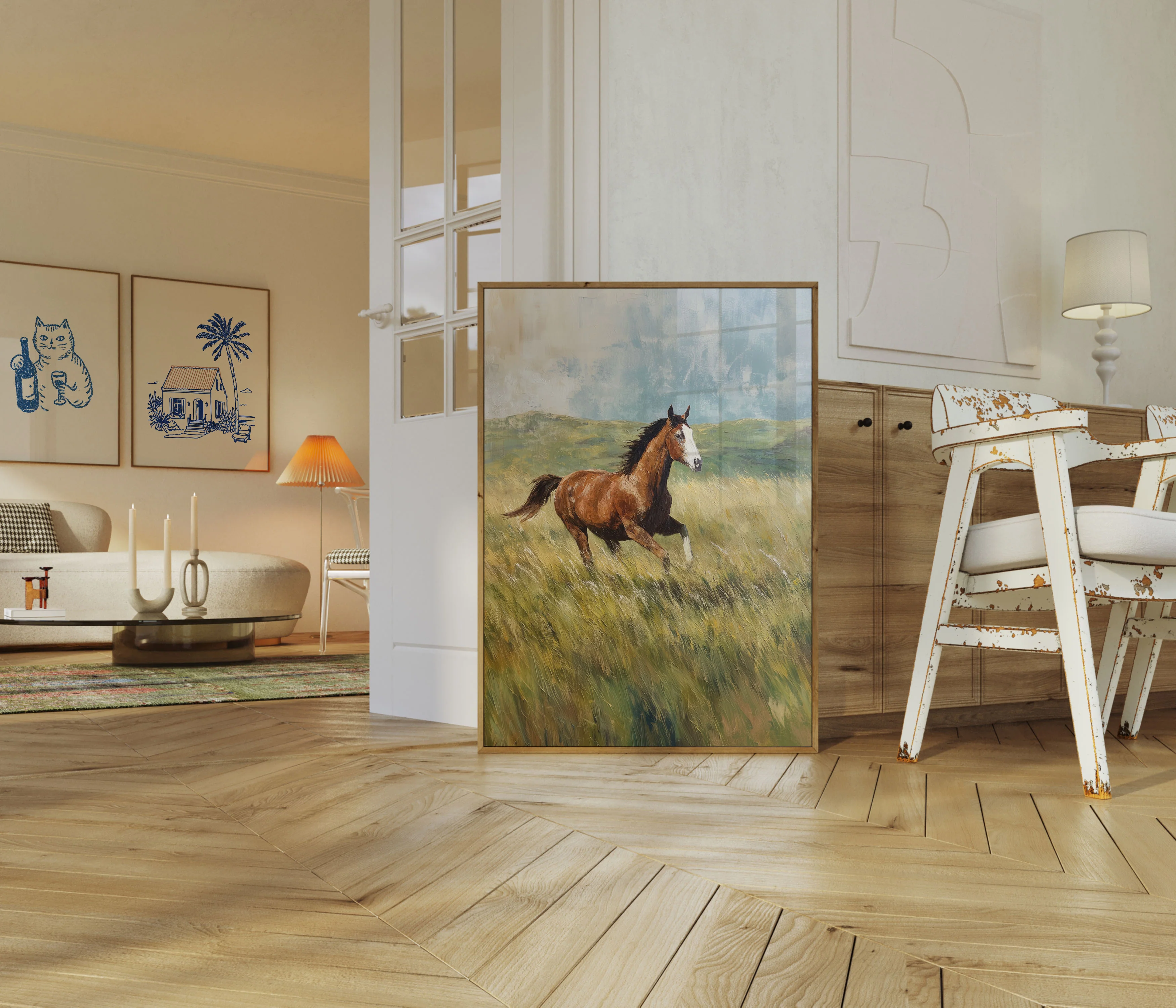 Wild Stallion Freedom Poster - Image 5