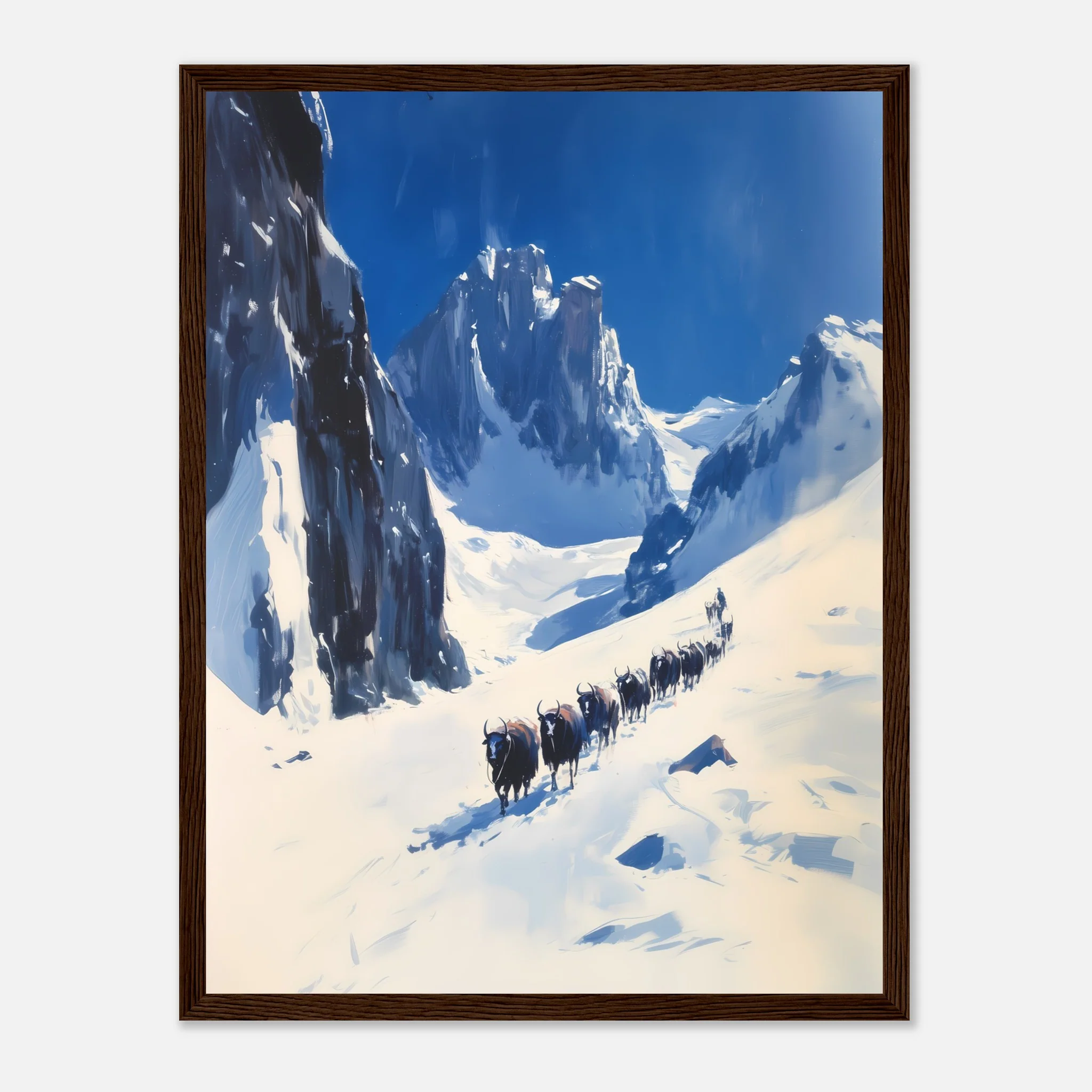 Yak Trail in the Winter Mountains - Image 28