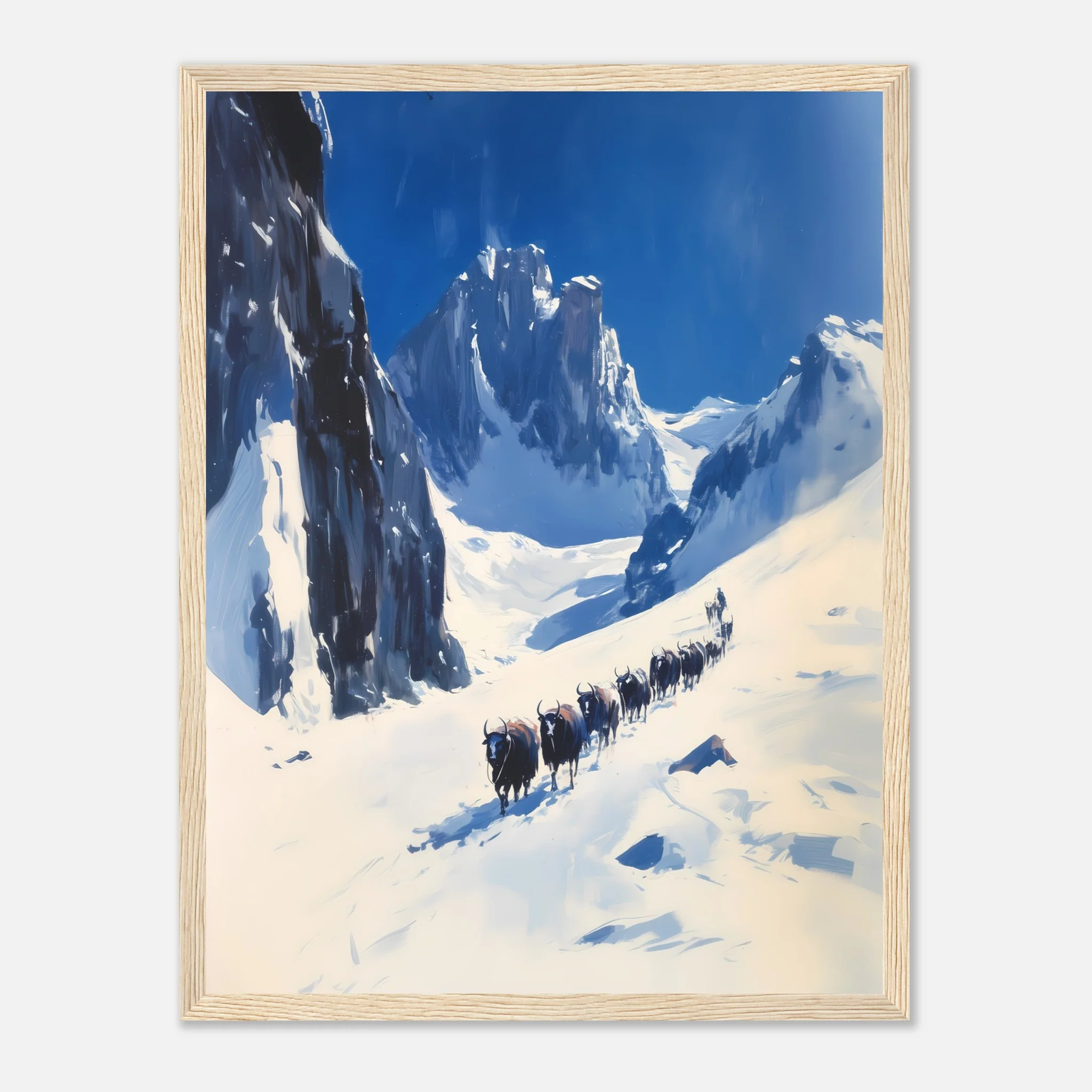 Yak Trail in the Winter Mountains - Image 29